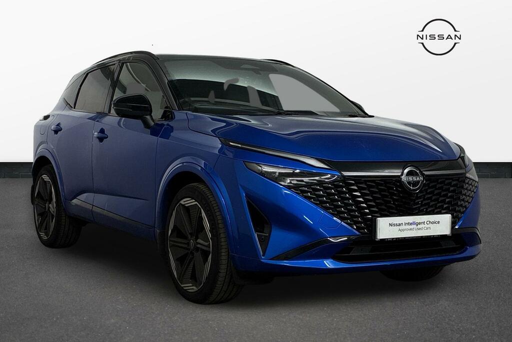 Nissan Qashqai 1.3 Dig-t Mhev N-design Suv Hybrid Manu Blue