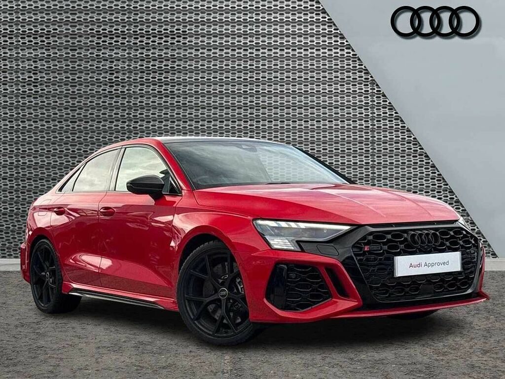 Audi RS3 Saloon Carbon Black 400 Ps S Tronic Red