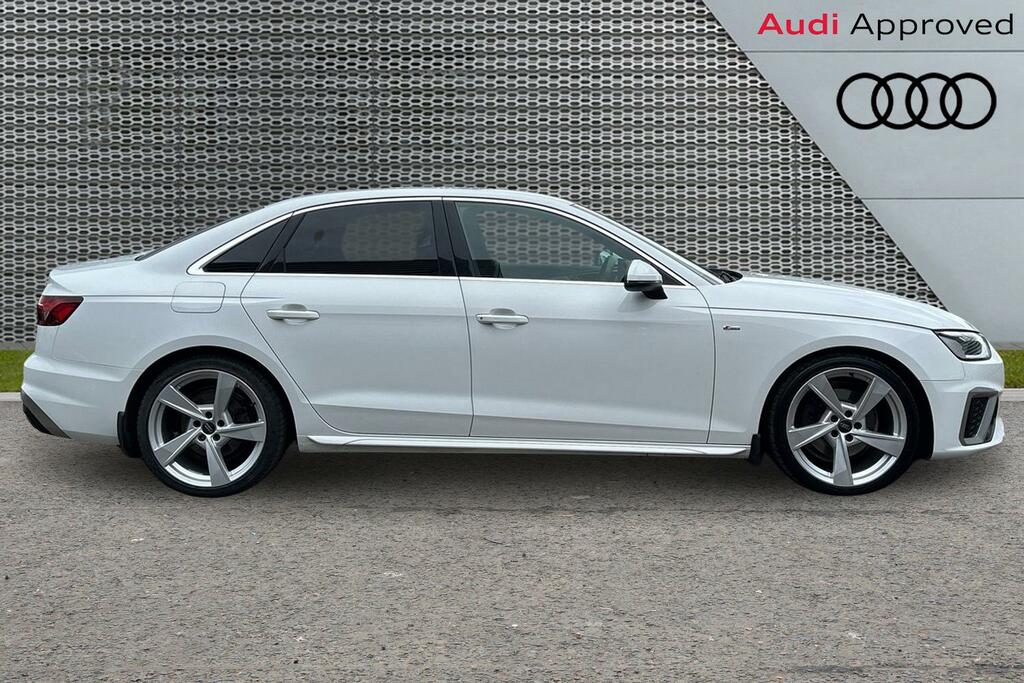 Audi A4 S Line 35 Tdi 163 Ps S Tronic YO69AET White #4