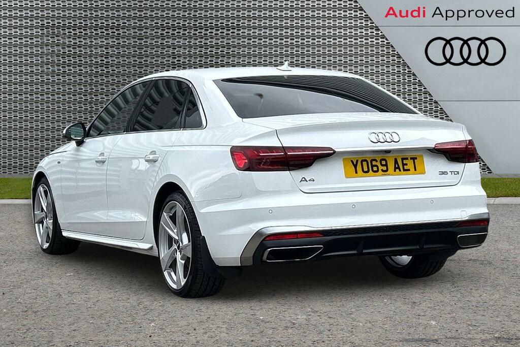 Audi A4 S Line 35 Tdi 163 Ps S Tronic YO69AET White #3