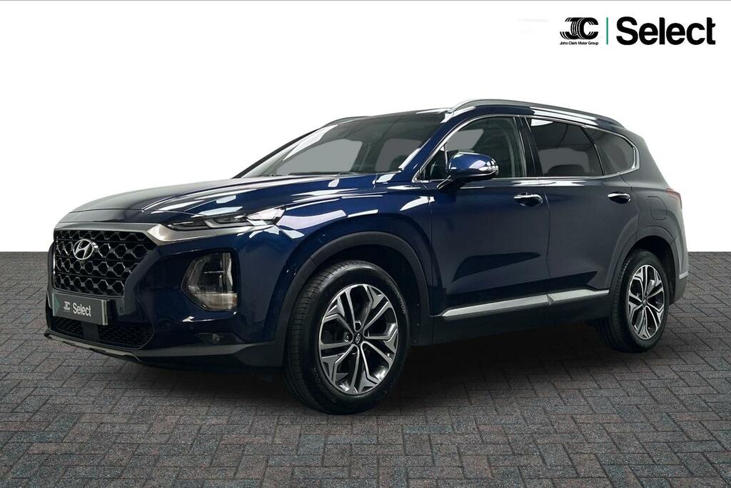 Hyundai Santa Fe 2.2 Crdi Premium Se 4Wd Euro 6 Ss 7 Se MJ69XWV Blue #3
