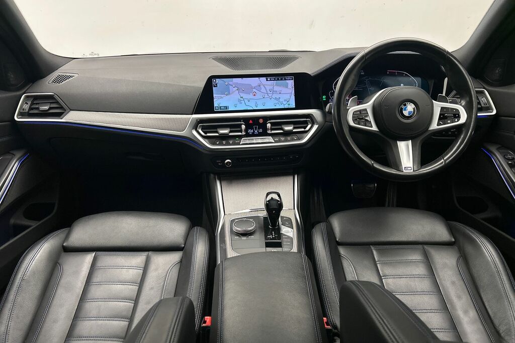 BMW 3 Series 320D Xdrive M Sport Saloon SA19LGL Blue #4