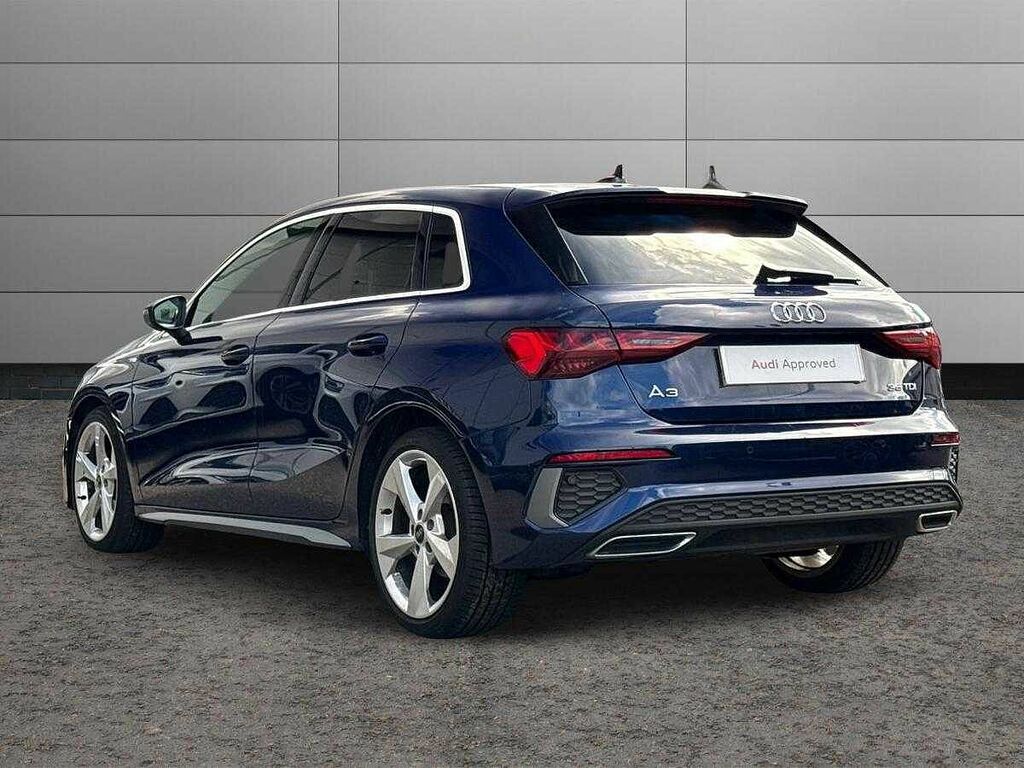 Audi A3 S Line 35 Tdi 150 Ps S Tronic SP73UON Blue #3