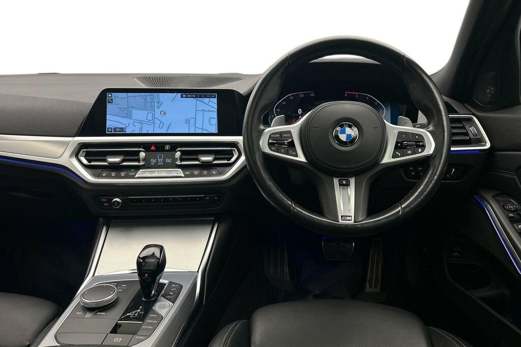 BMW 3 Series 320D Xdrive M Sport Saloon YB19ANP Blue #5