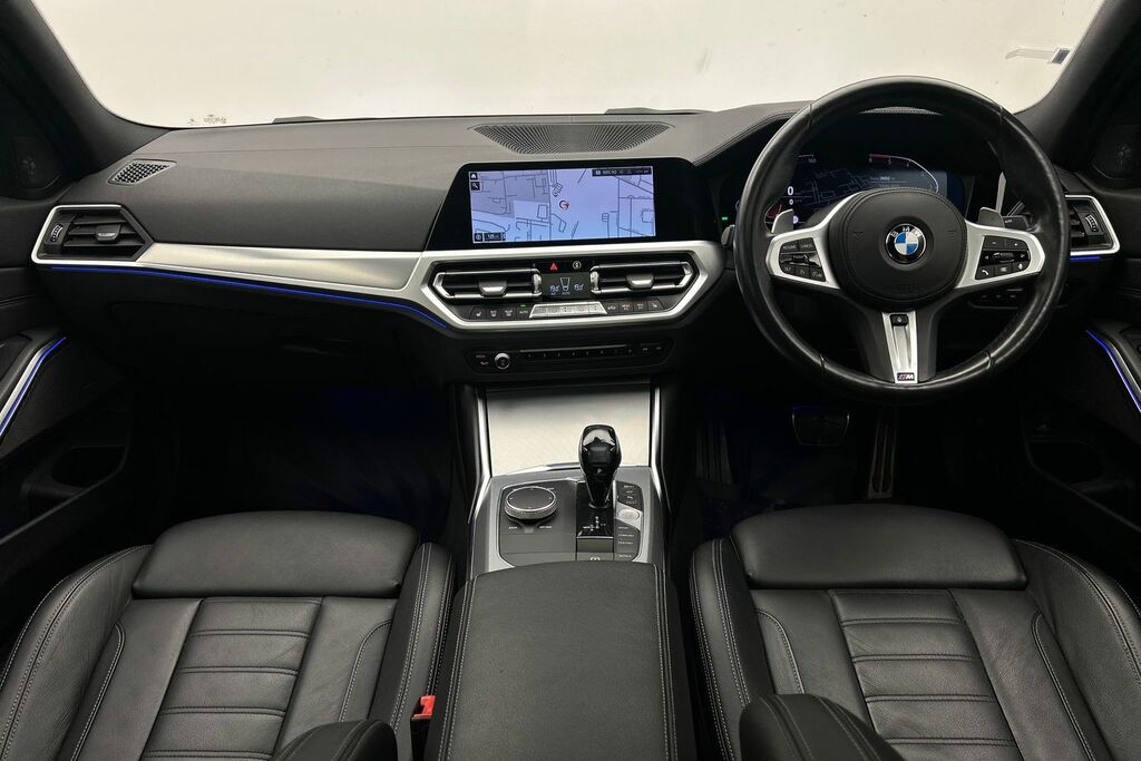 BMW 3 Series 320D Xdrive M Sport Saloon YB19ANP Blue #4