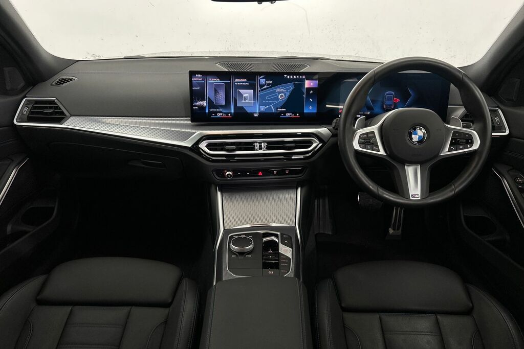 BMW 3 Series M340d Xdrive Saloon Black #4