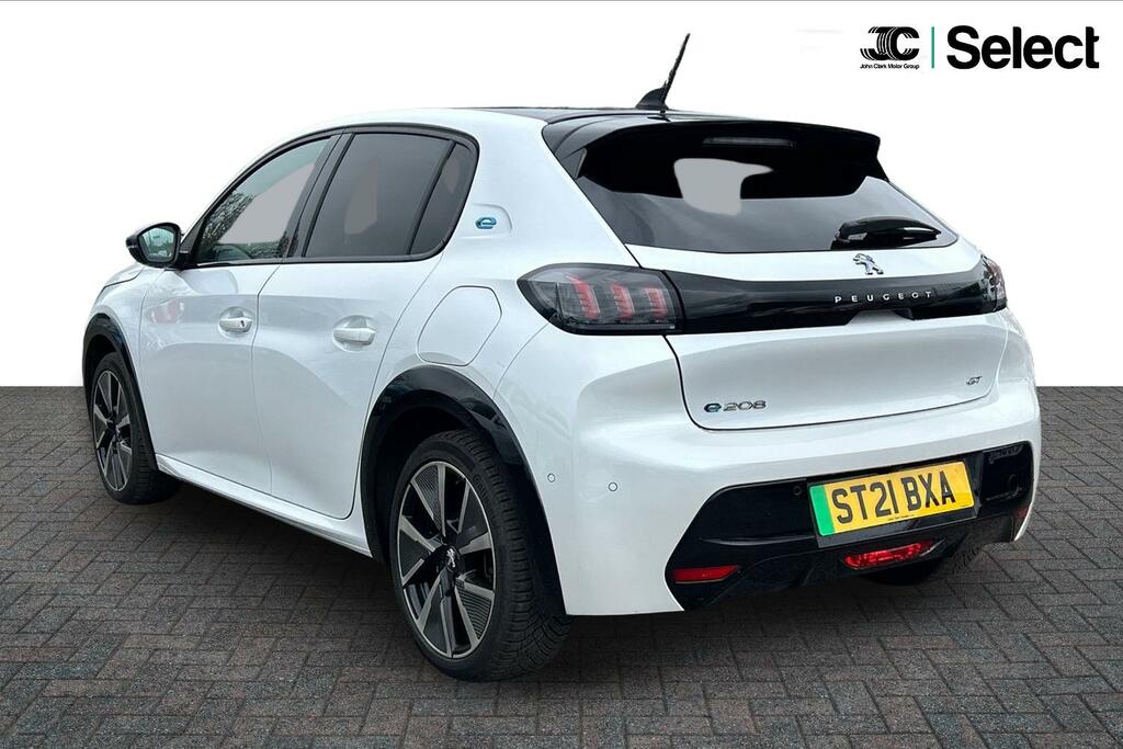 Peugeot e-208 50Kwh Gt ST21BXA White #4