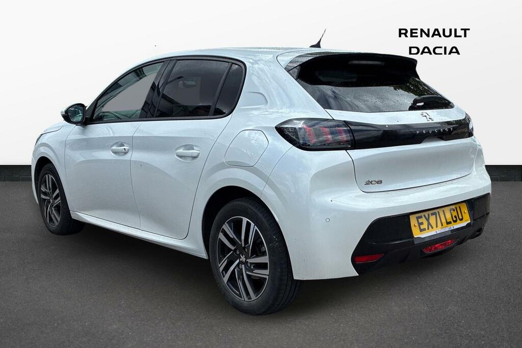 Peugeot 208 1.2 Puretech Allure Hatchback Eu EX71LGU White #3