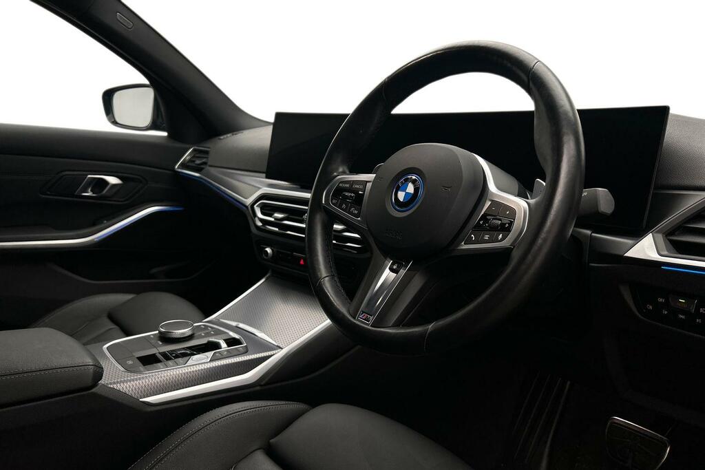 BMW 3 Series 330E M Sport Saloon MC73EEW Black #6