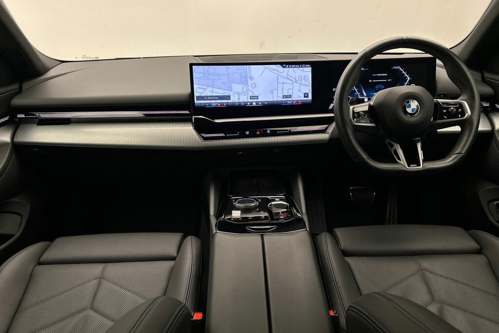 BMW 5 Series 520I M Sport Saloon Grey #4