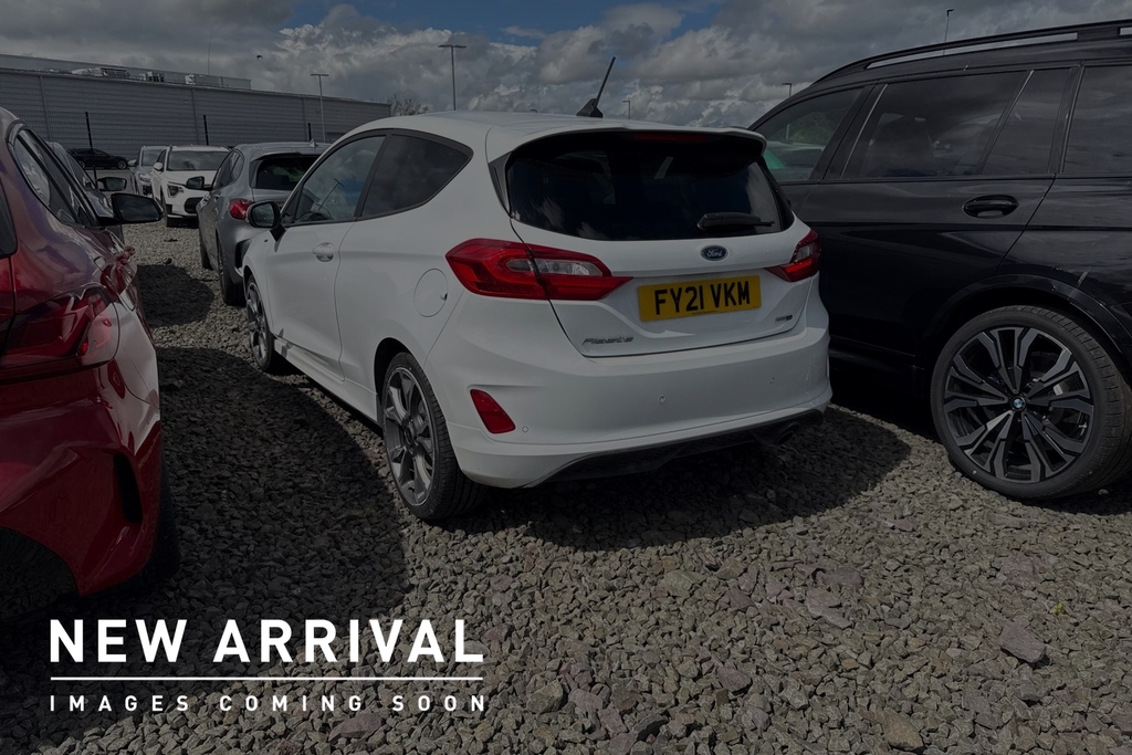 Ford Fiesta 1.0T Ecoboost Mhev St-line X Edition Euro 6 Ss FY21VKM White #3