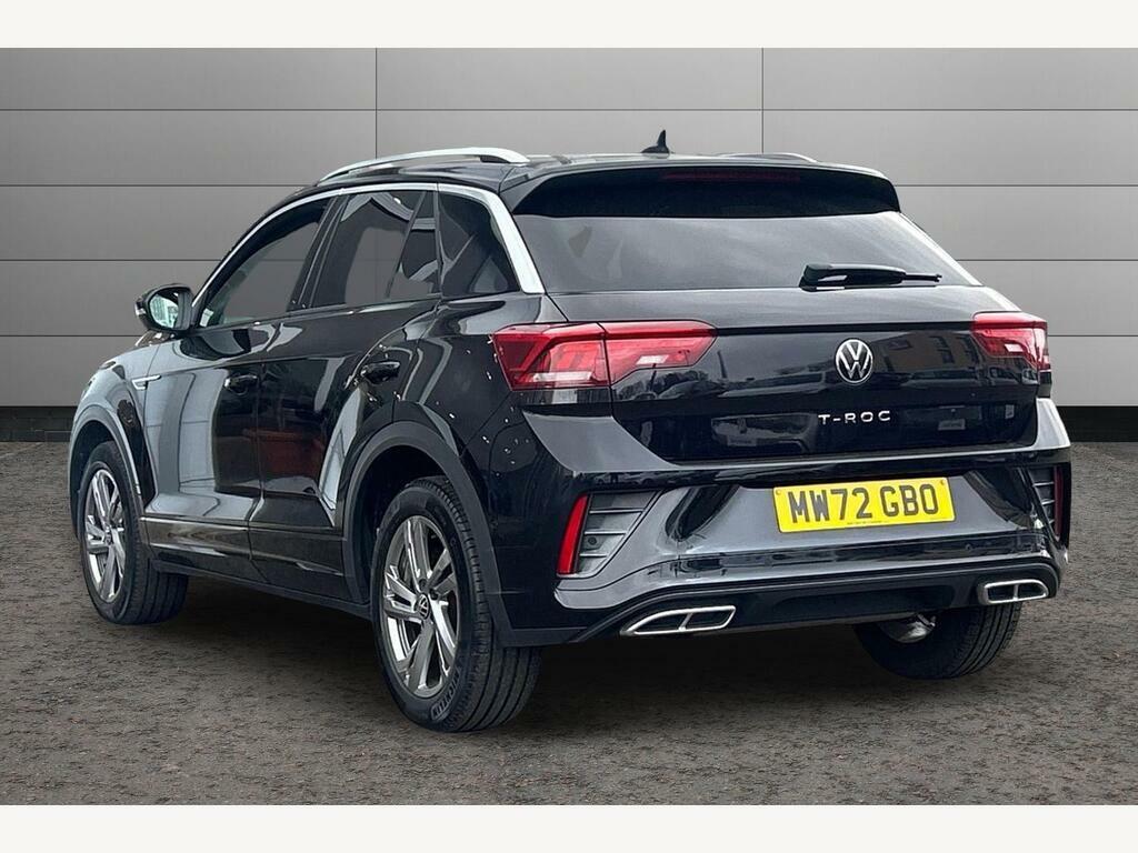 Volkswagen T-Roc 1.5 Tsi R-line Dsg MW72GBO Black #3