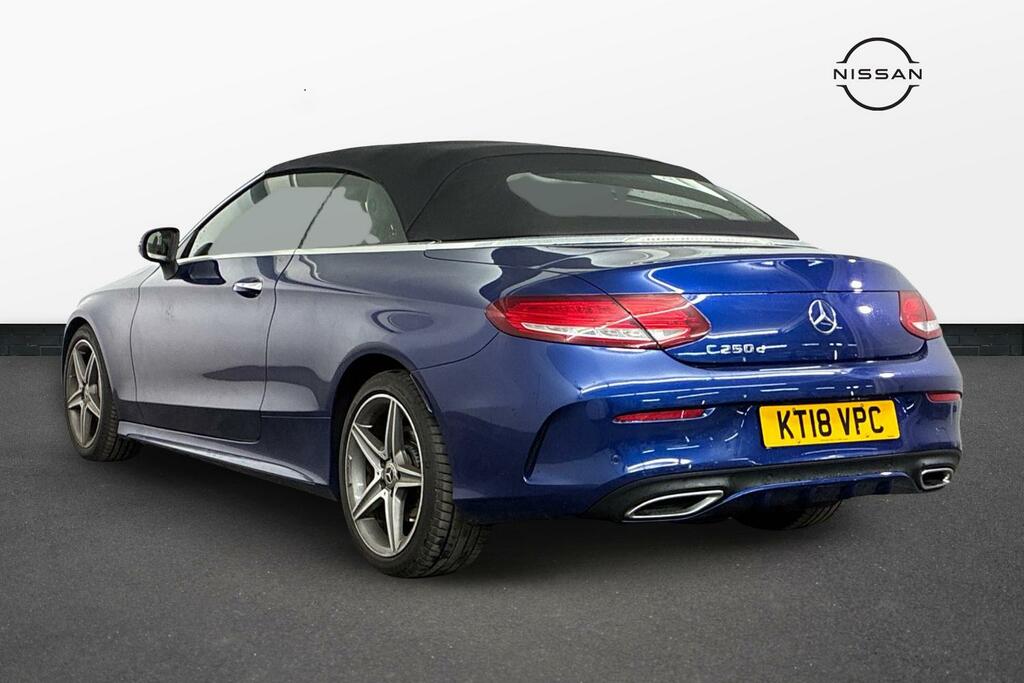 Mercedes-Benz C Class 2.1 C250d Amg Line Cabriolet G-tronic KT18VPC Blue #4