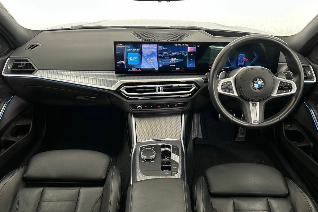 BMW 3 Series 320I M Sport Saloon YL23OLX Blue #4
