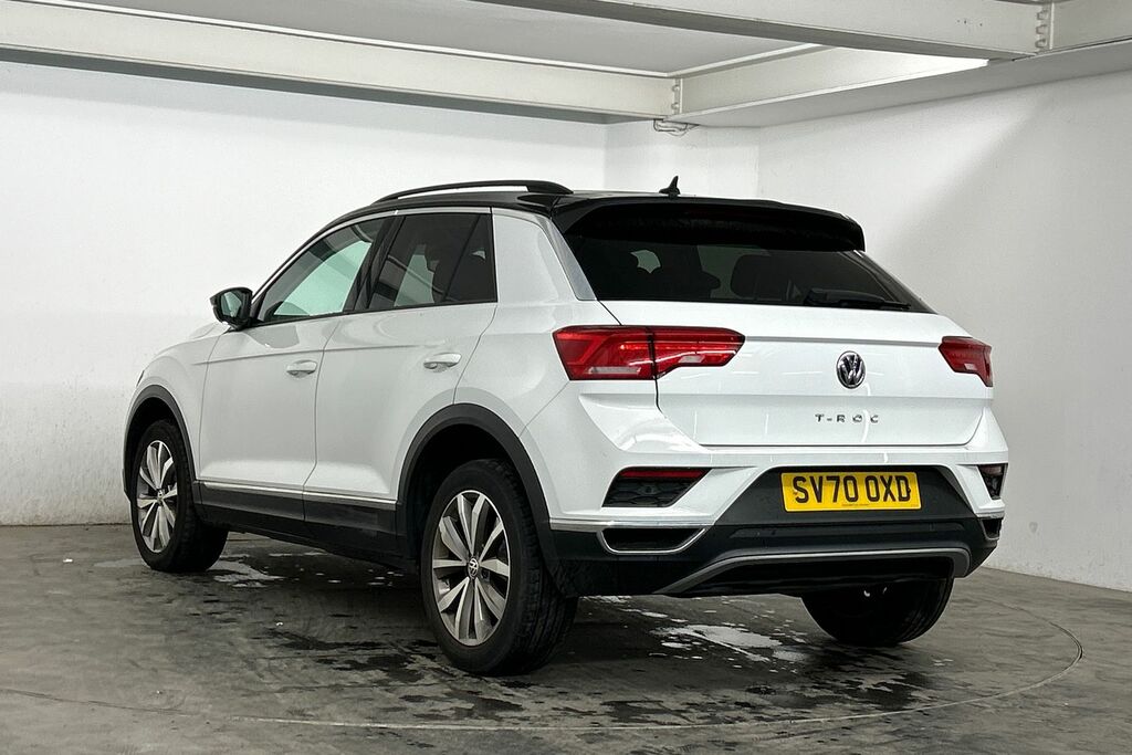 Volkswagen T-Roc 1.0 Tsi Design SV70OXD White #3