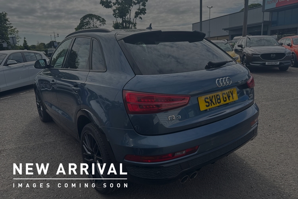 Audi Q3 2.0 Tdi Black Edition S Tronic Quattro Euro 6 Ss SK18GVY Blue #3