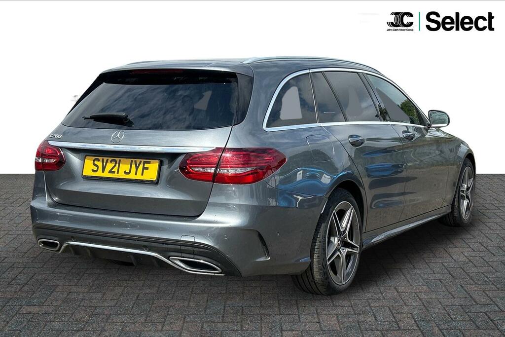 Mercedes-Benz C Class 1.5 C200 Mhev Eq Boost Amg Line G-tronic Euro 6 SV21JYF Grey #2