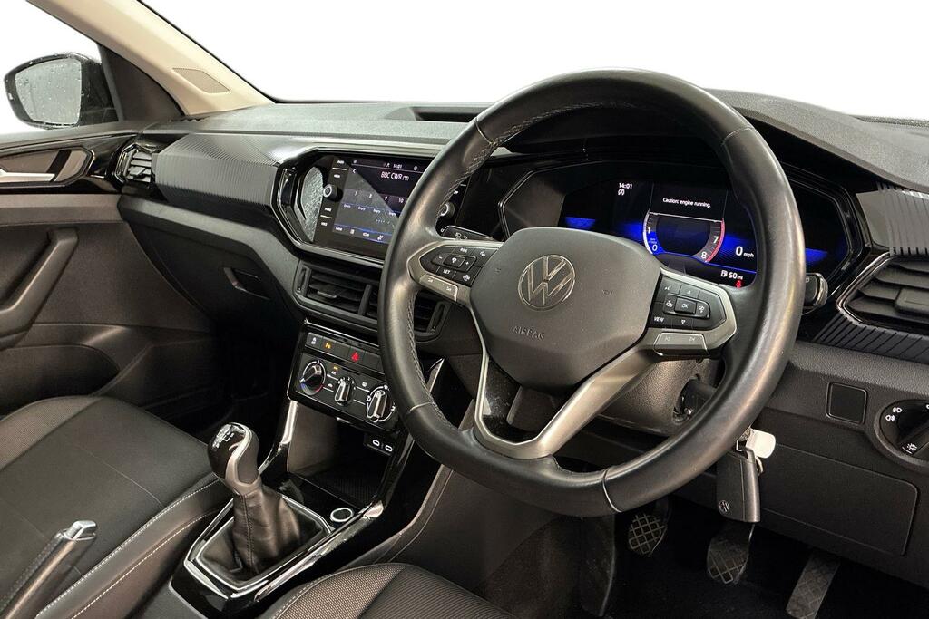 Volkswagen T-Cross 1.0 Tsi Black Edition RF73KLD White #6