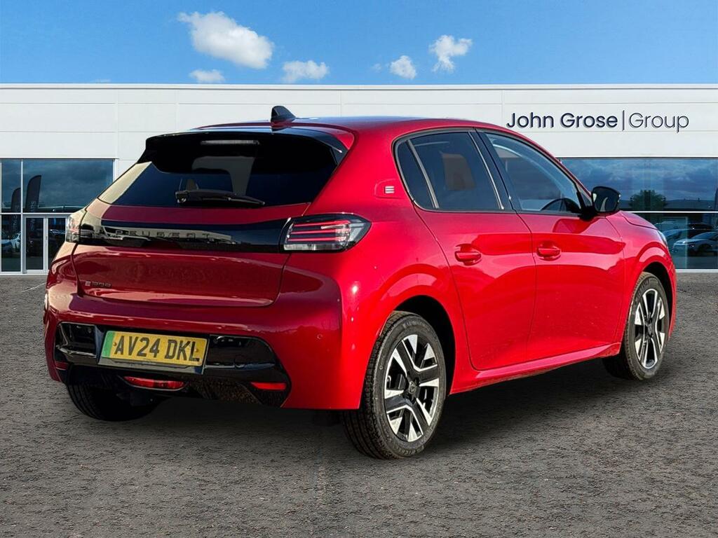Peugeot e-208 100Kw Allure 50Kwh Hatchback AV24DKL Red #3