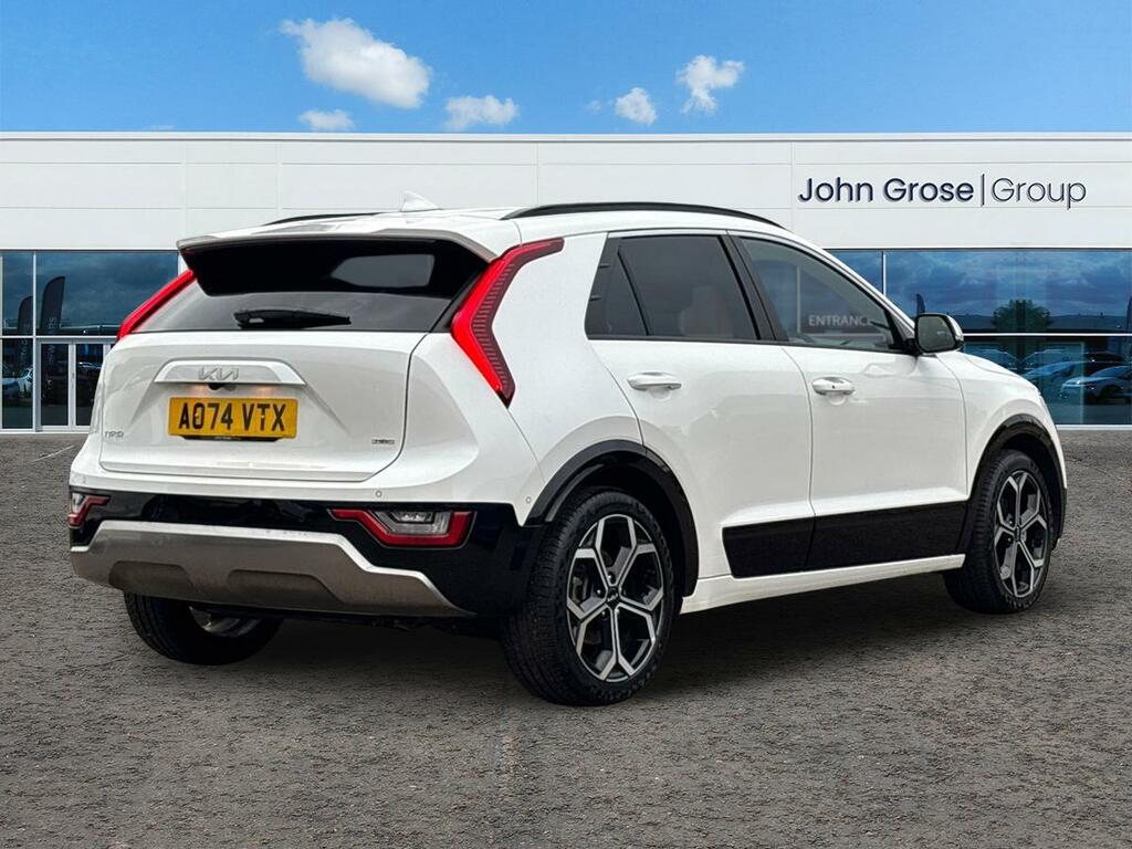 Kia Niro 1.6 Gdi 127 Hybrid 4 Dct Estate AO74VTX White #3