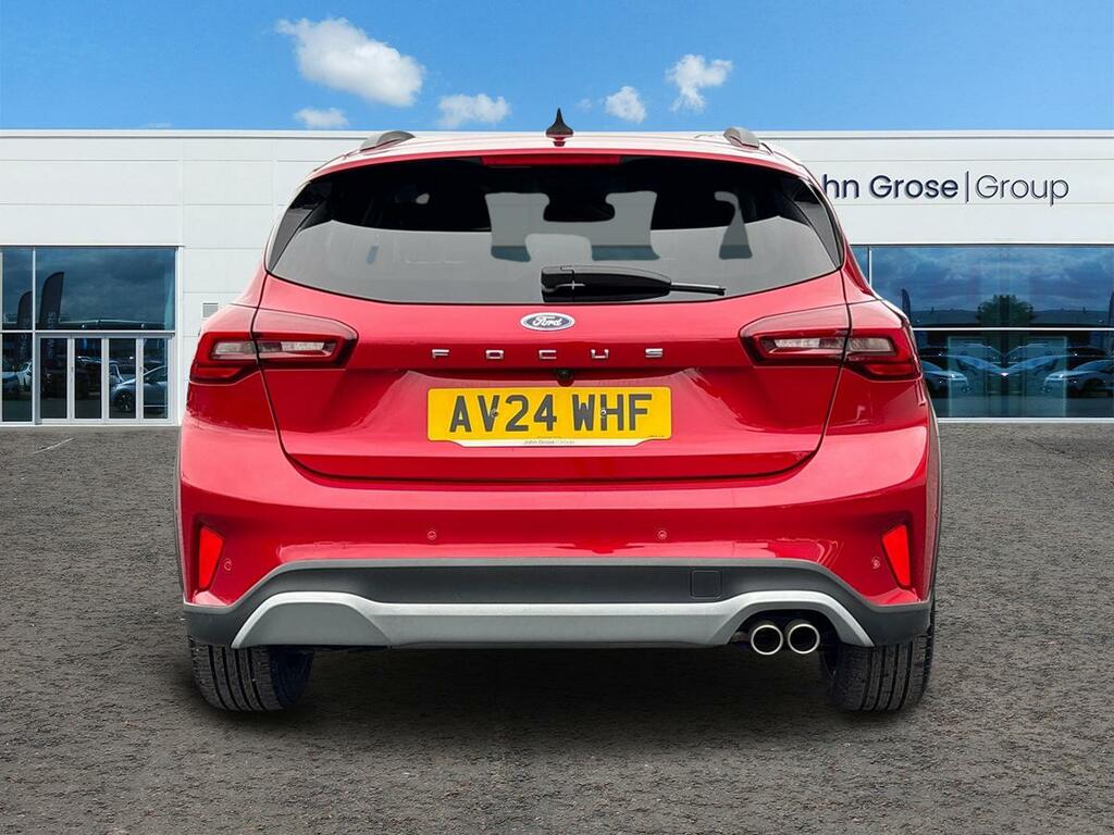 Ford Focus 1.0 Ecoboost Hybrid Mhev 155 Active X Hat AV24WHF Red #4