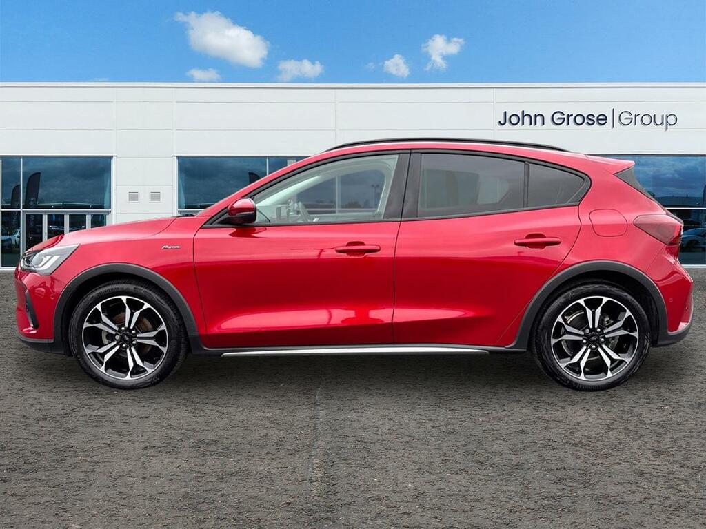 Ford Focus 1.0 Ecoboost Hybrid Mhev 155 Active X Hat AV24WHF Red #6