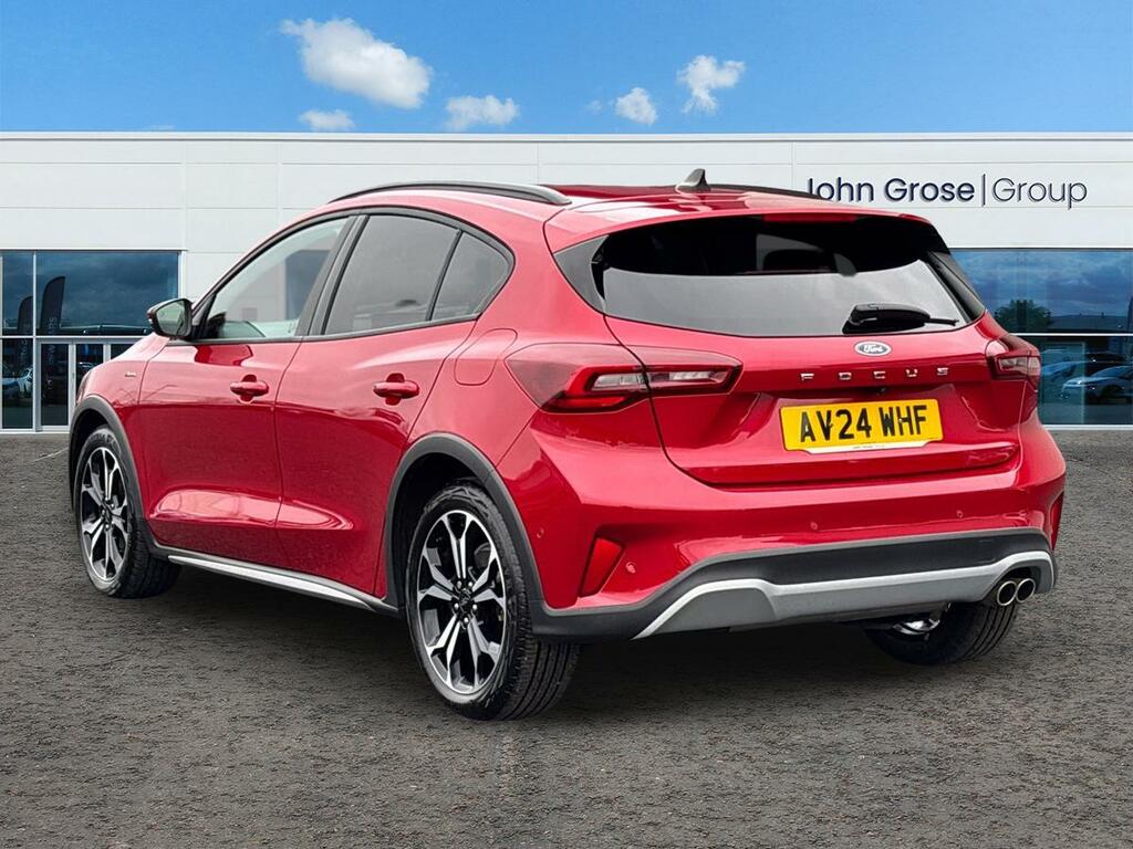 Ford Focus 1.0 Ecoboost Hybrid Mhev 155 Active X Hat AV24WHF Red #5