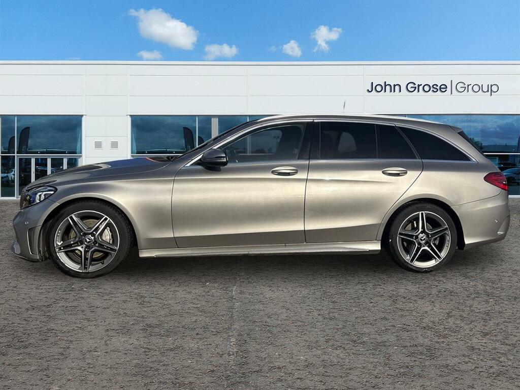Mercedes-Benz C Class C220d Amg Line 9G-tronic Estate GU69SJO Silver #6