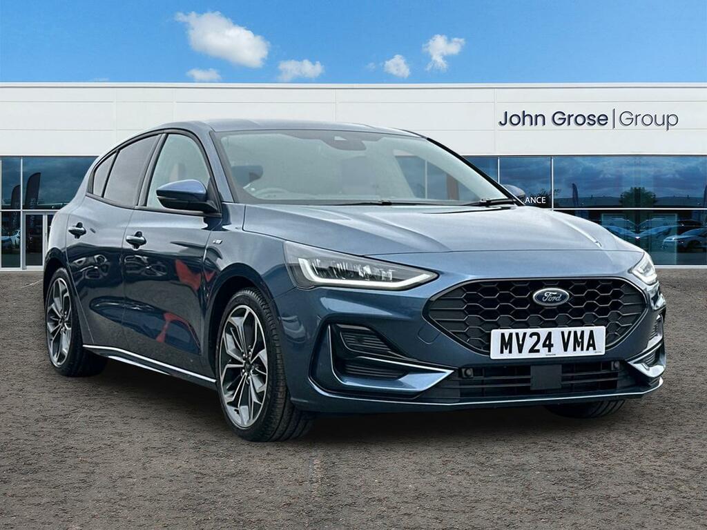 Ford Focus 1.0 Ecoboost Hybrid Mhev St-line X Hatchback Blue