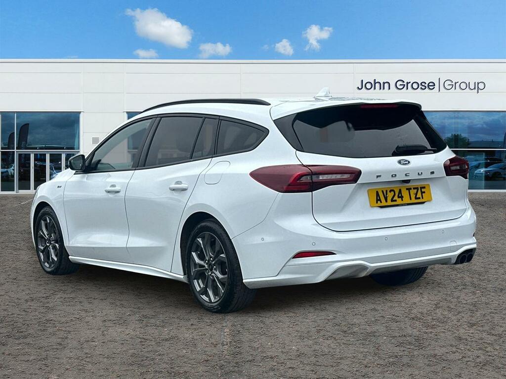 Ford Focus 1.0 Ecoboost Hybrid Mhev 155 St-line Esta AV24TZF White #5
