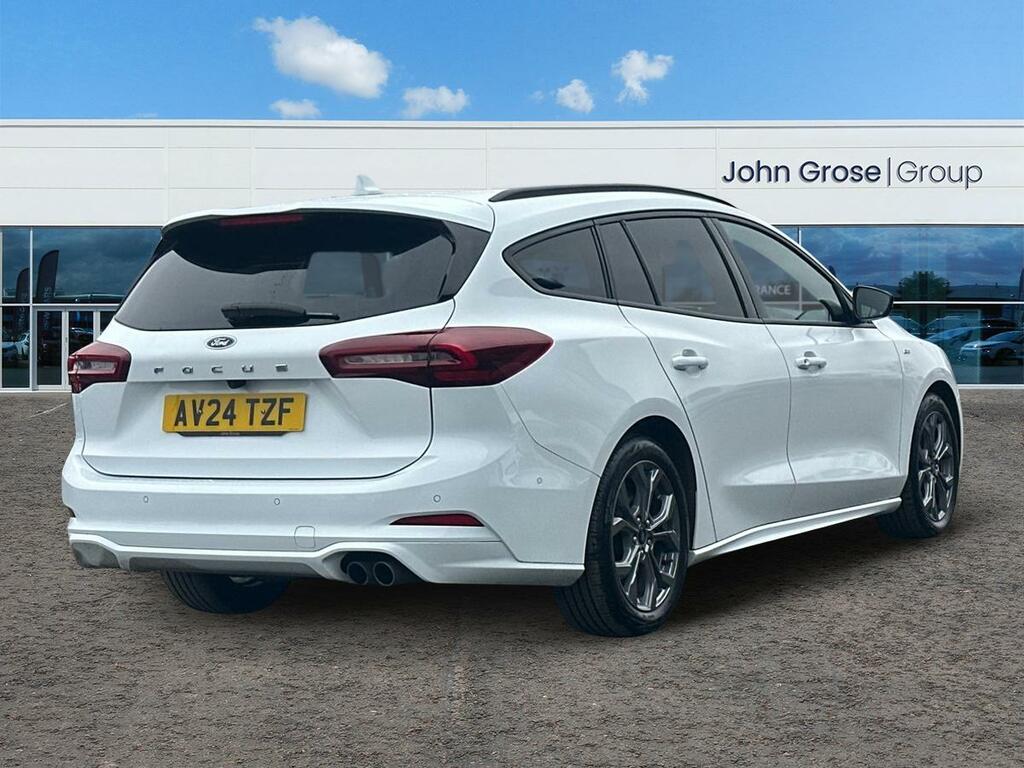 Ford Focus 1.0 Ecoboost Hybrid Mhev 155 St-line Esta AV24TZF White #3