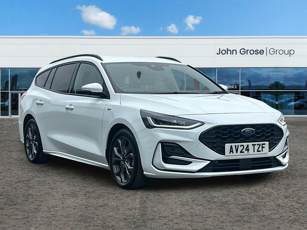 Ford Focus 1.0 Ecoboost Hybrid Mhev 155 St-line Esta White