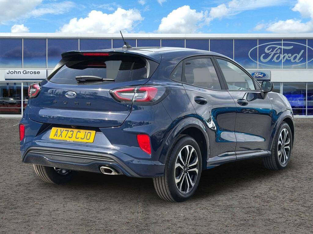 Ford Puma 1.0 Ecoboost Hybrid Mhev St-line Dct Hatchback AX73CJO Blue #3
