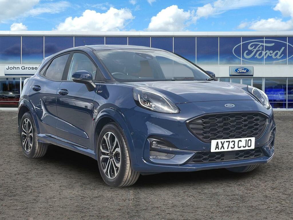 Ford Puma 1.0 Ecoboost Hybrid Mhev St-line Dct Hatchback Blue