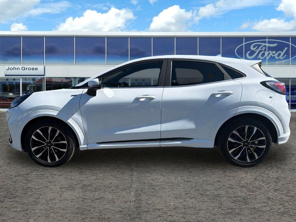 Ford Puma 1.0 Ecoboost Hybr Mhev 155 St-line Vignale Dct EG24HKJ White #6