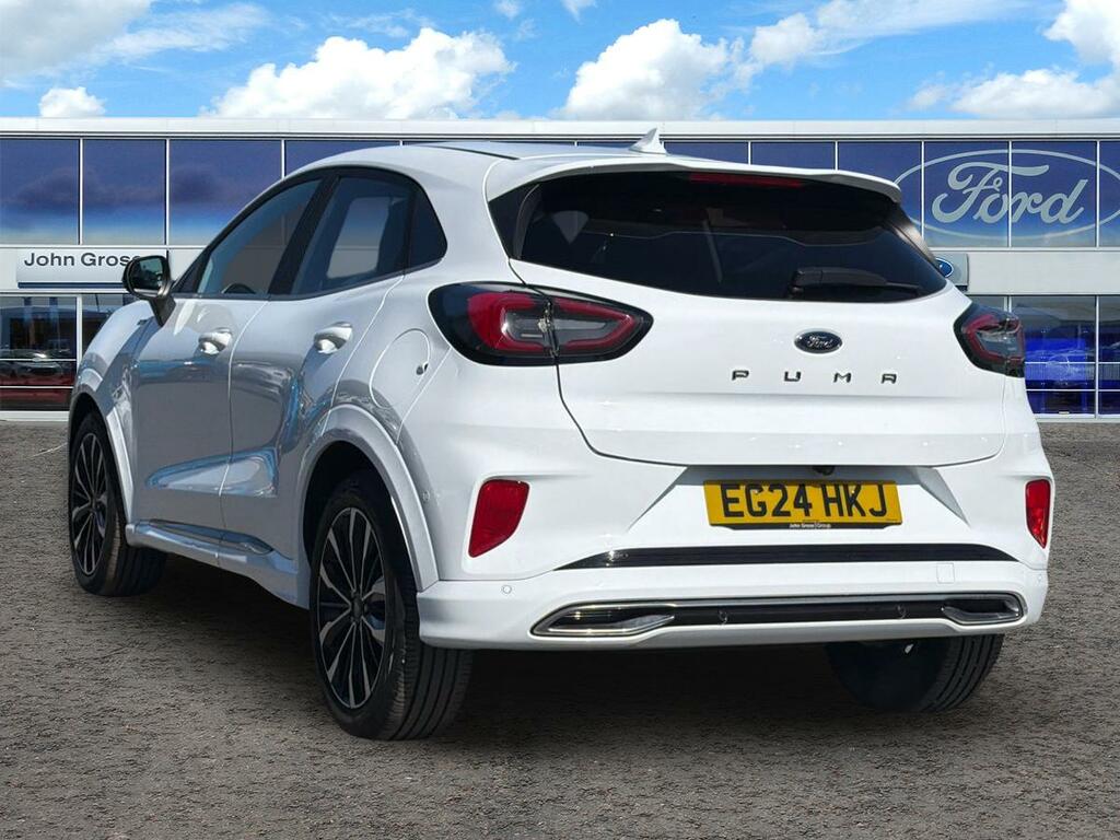 Ford Puma 1.0 Ecoboost Hybr Mhev 155 St-line Vignale Dct EG24HKJ White #5