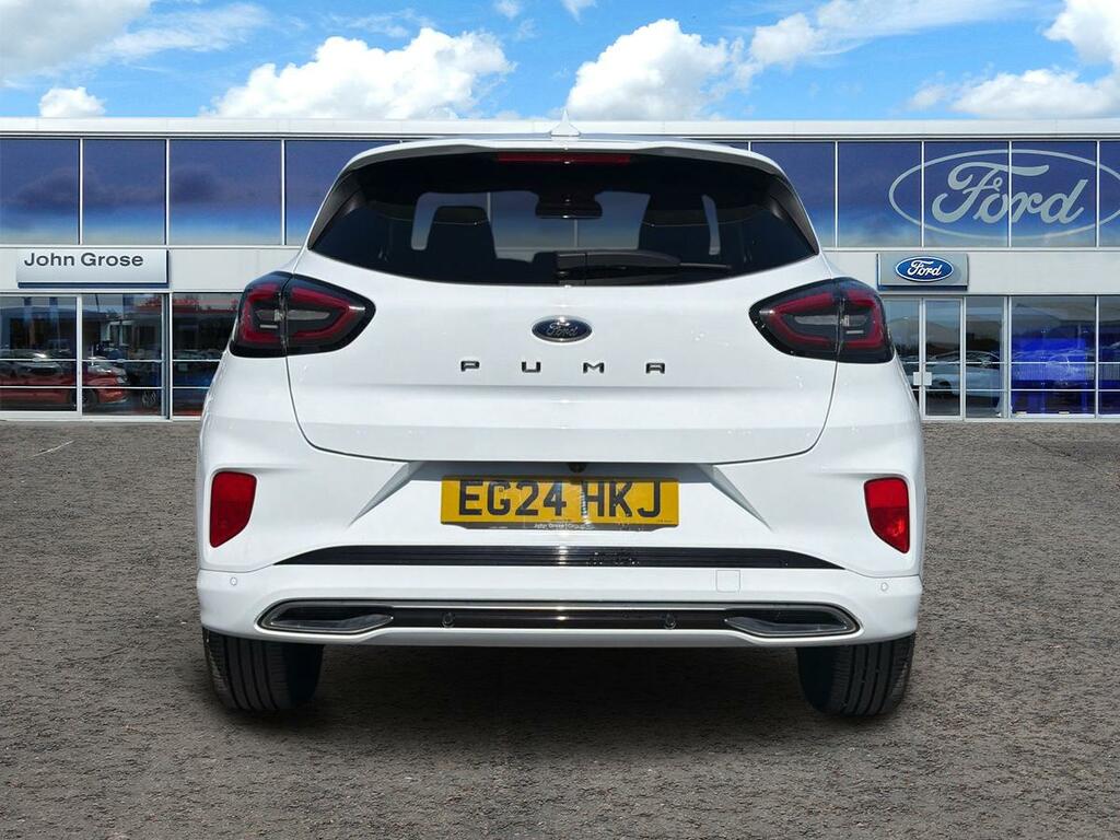 Ford Puma 1.0 Ecoboost Hybr Mhev 155 St-line Vignale Dct EG24HKJ White #4