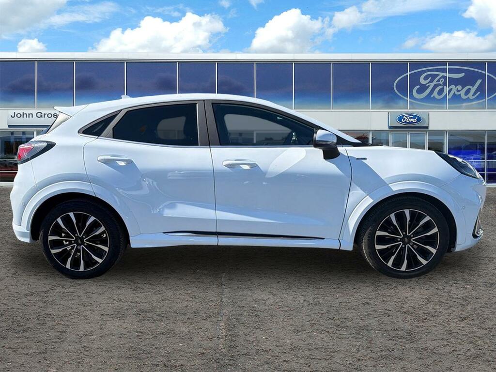 Ford Puma 1.0 Ecoboost Hybr Mhev 155 St-line Vignale Dct EG24HKJ White #2