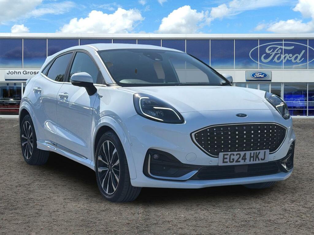 Ford Puma 1.0 Ecoboost Hybr Mhev 155 St-line Vignale Dct White