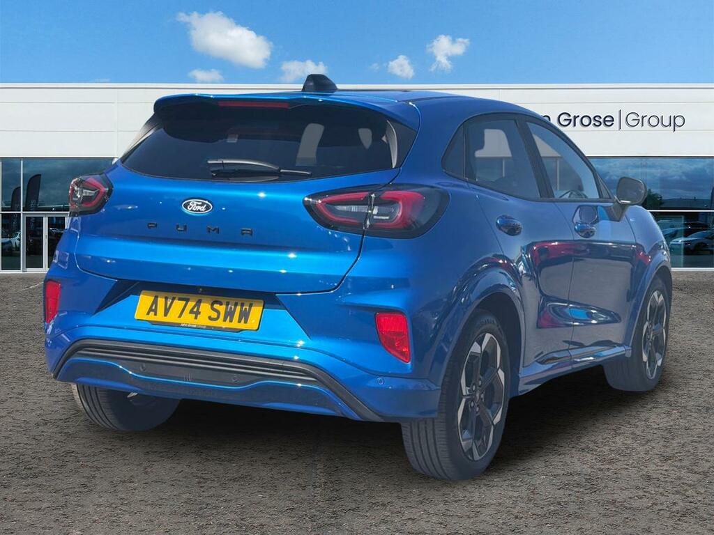 Ford Puma 1.0 Ecoboost Hybrid Mhev St-line X Dct Hatchba AV74SWW Blue #3