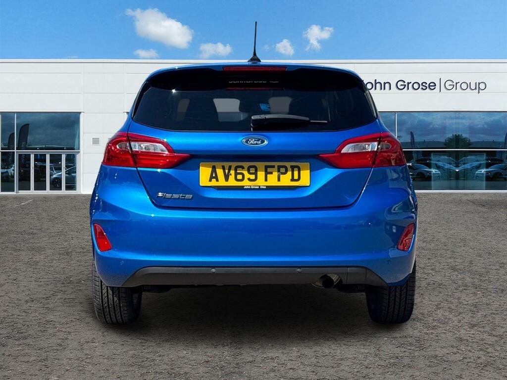 Ford Fiesta 1.0 Ecoboost Titanium Hatchback AV69FPD Blue #4