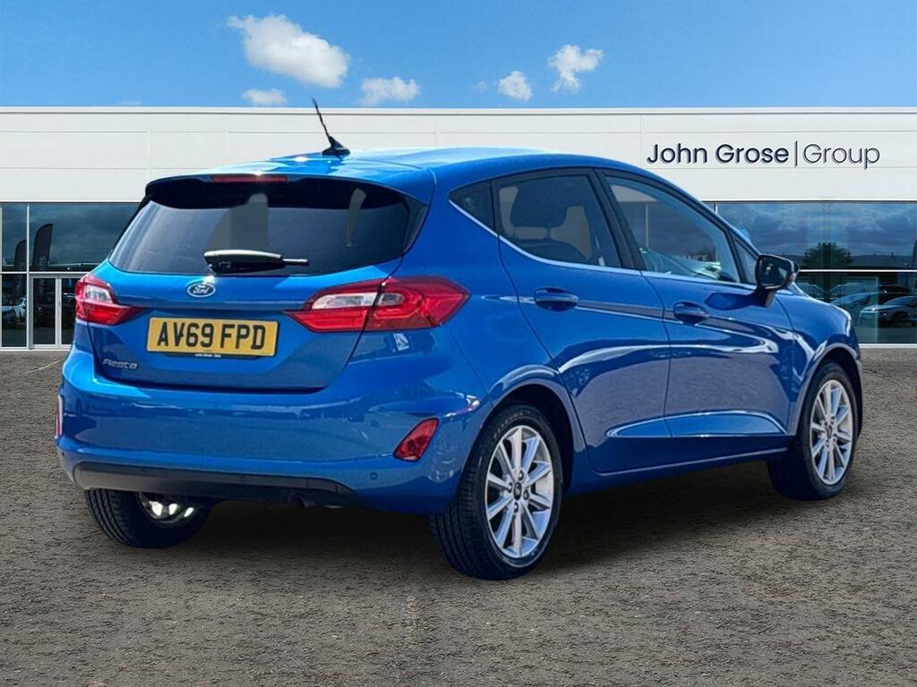 Ford Fiesta 1.0 Ecoboost Titanium Hatchback AV69FPD Blue #3