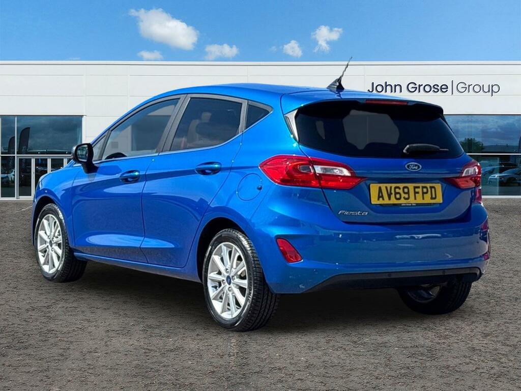 Ford Fiesta 1.0 Ecoboost Titanium Hatchback AV69FPD Blue #5