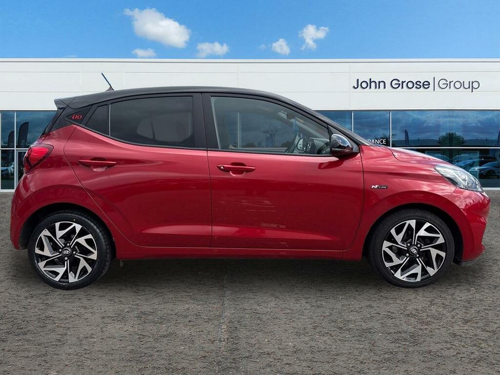 Hyundai I10 1.0 T-gdi N Line Hatchback AO71GXV Red #2