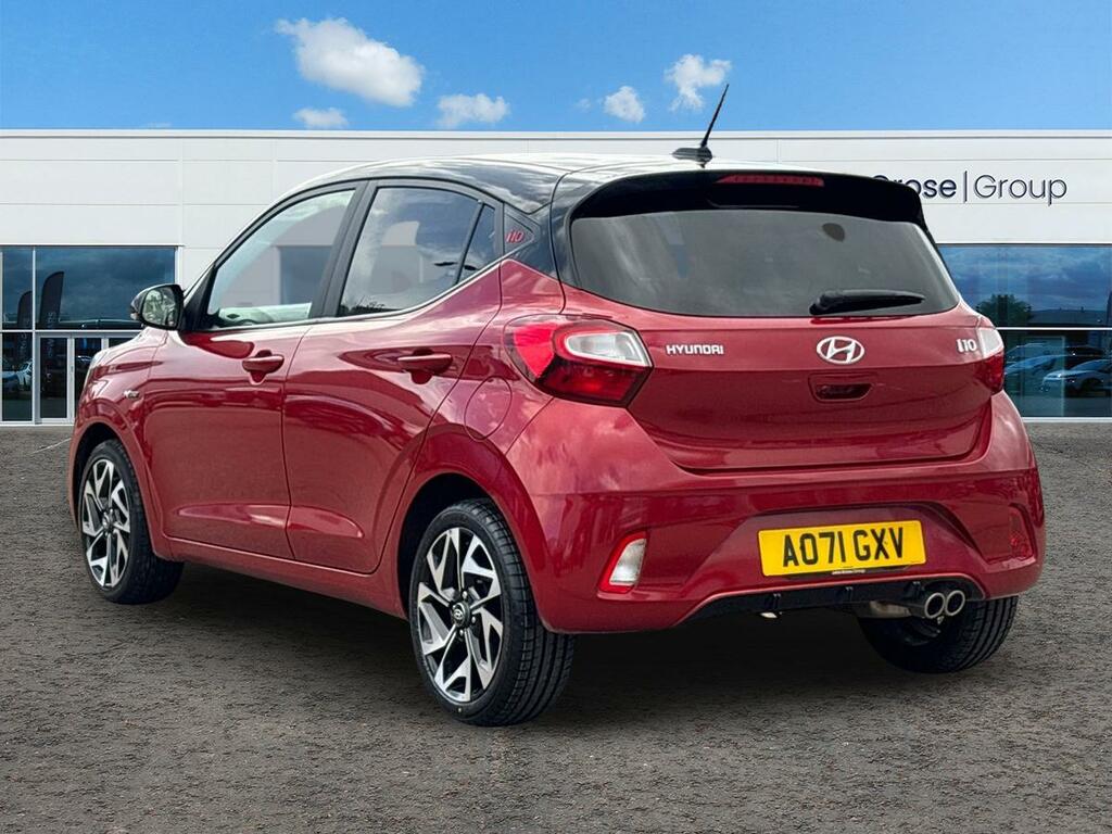Hyundai I10 1.0 T-gdi N Line Hatchback AO71GXV Red #5