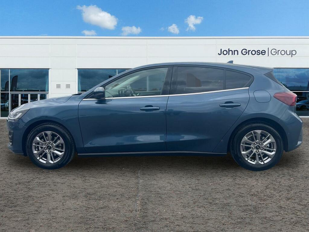 Ford Focus 1.0 Ecoboost Hybrid Mhev Titanium Hatchba AV73TGJ Blue #6