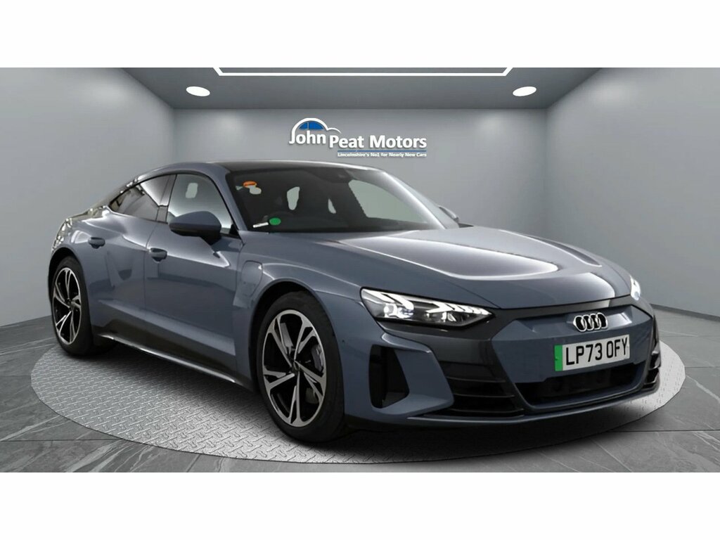 Audi E Tron GT Saloon LP73OFY Grey #2
