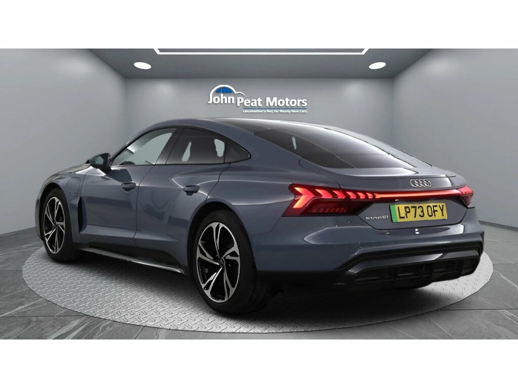 Audi E Tron GT Saloon LP73OFY Grey #3