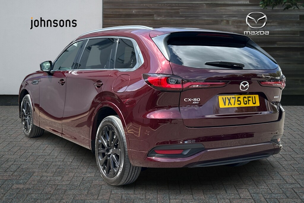 Mazda CX-80 2.5 Phev Homura Plus Awd Convdappan VX75GFU Red #2