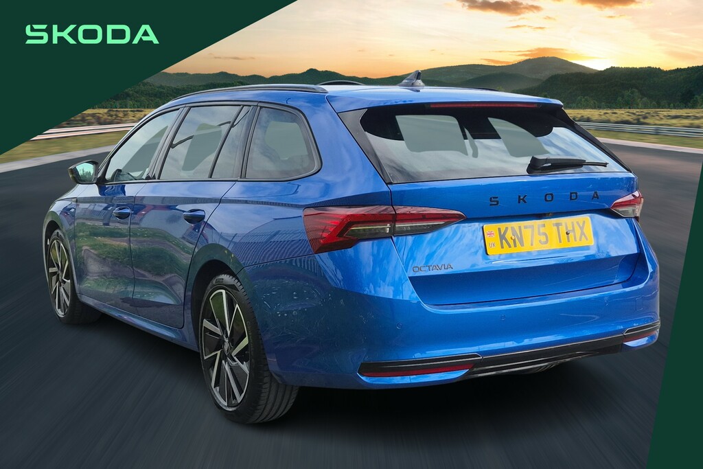 Skoda Octavia 1.5 Tsi 150 E-tec Sportline Dsg Blue #3
